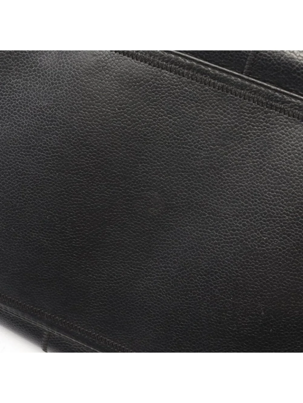 Chanel Handbag Choco Bar Black Caviar Leather